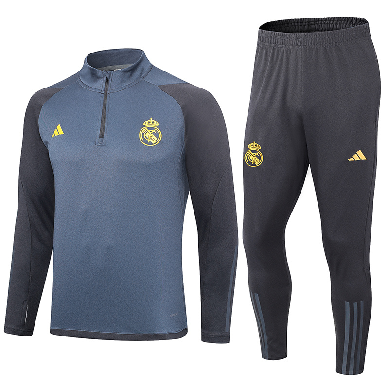 AAA Quality Real Madrid 23/24 Tracksuit - Grey